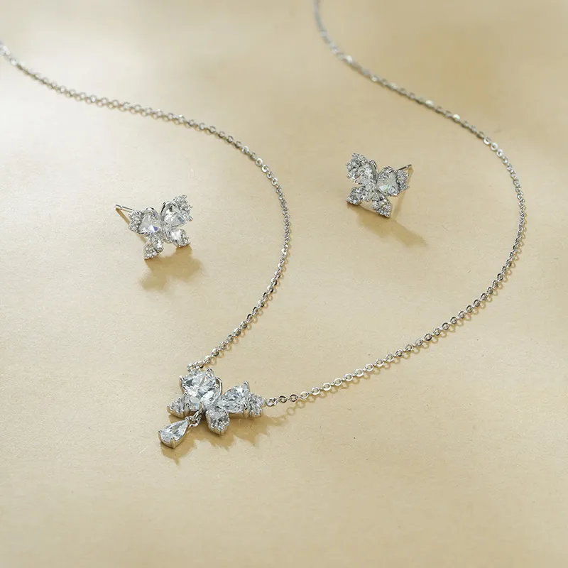 YPYN S925 Silver Necklaces Women's Silver-3