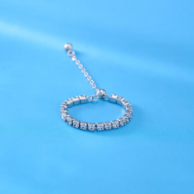 YPYN S925 Silver Rings Women's Silver White-4