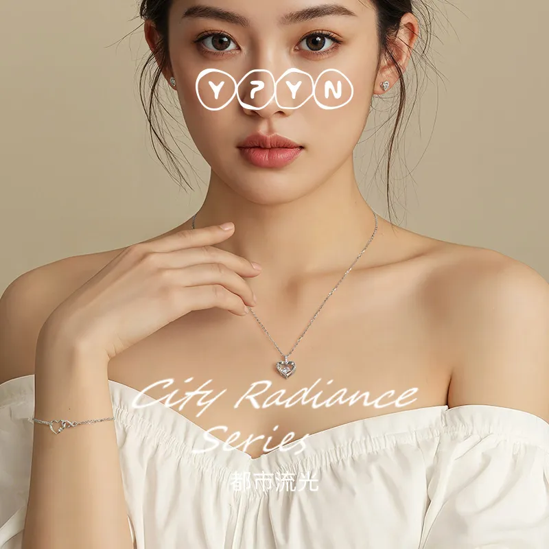 YPYN S925 Silver Necklaces Women's Silver-1