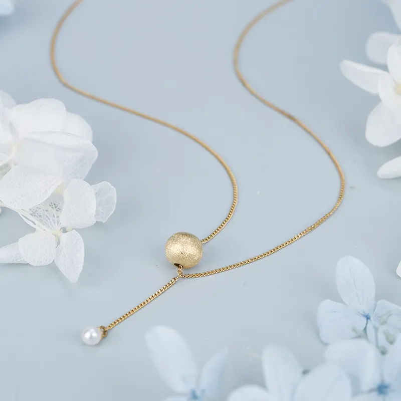 YPYN 925 Sterling Silver Necklaces Women's Gold-4