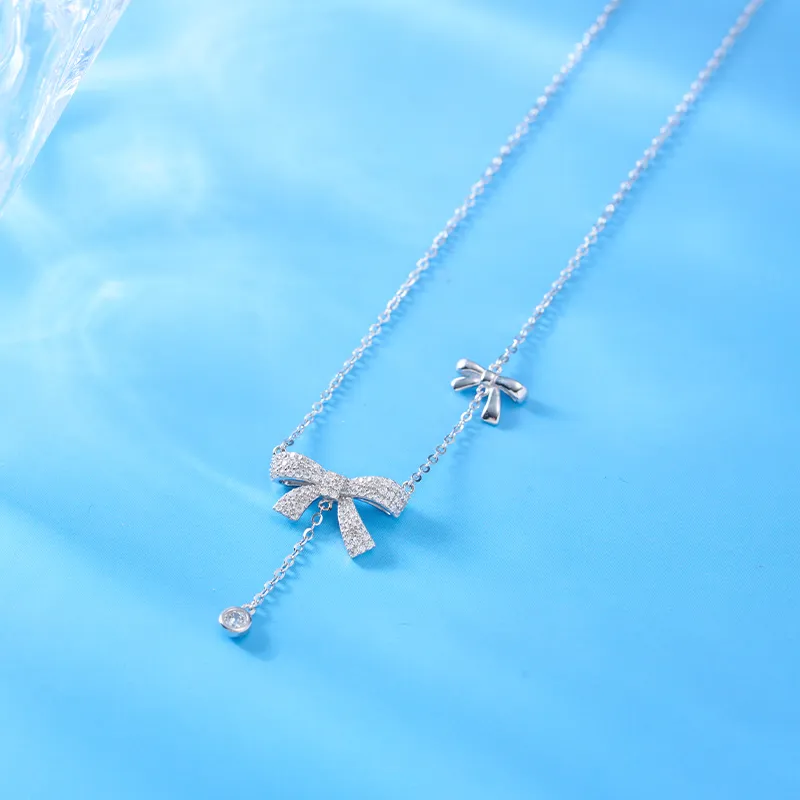 YPYN S925 Silver Necklaces Women's Silver-4