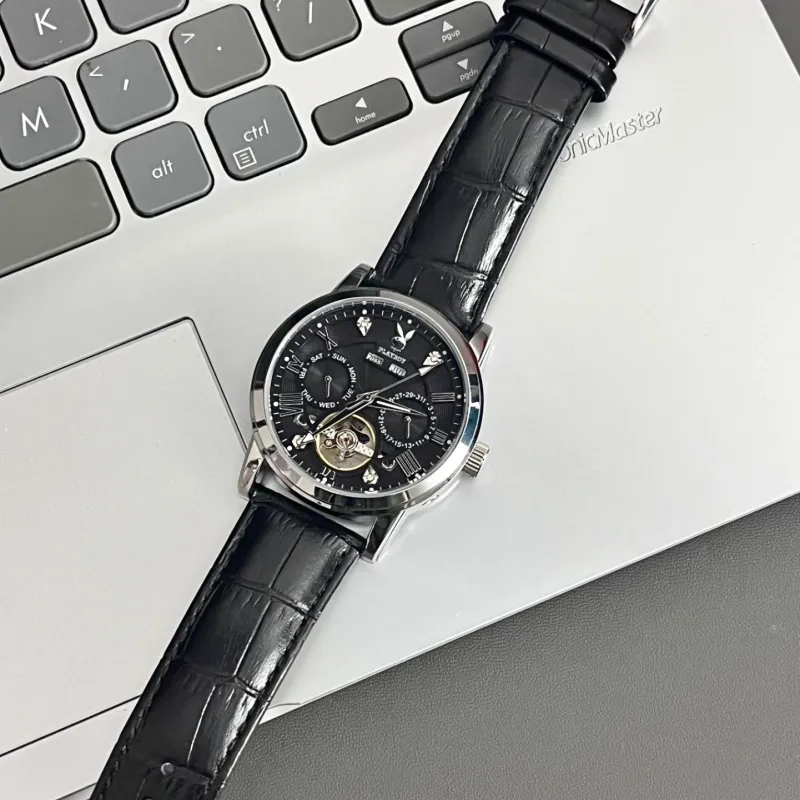 Playboy Mechanical Movement Watch Men's Watches Black Dial-2