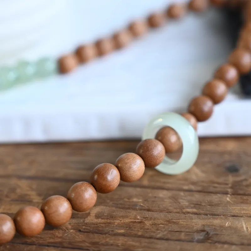 Tianzong Barbie Sandalwood Wooden Bracelets Unisex-3