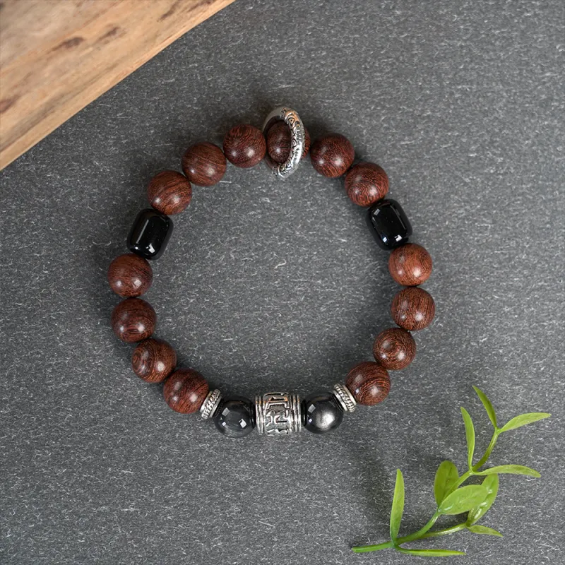 Tianzong Golden Sandalwood Bracelets Unisex-4