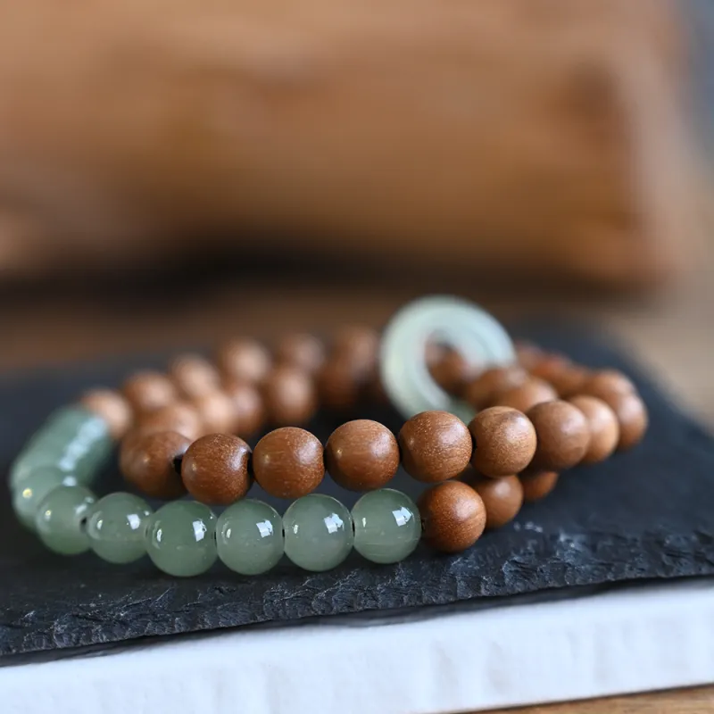 Tianzong Barbie Sandalwood Wooden Bracelets Unisex-1