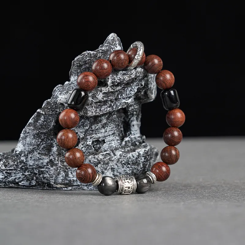 Tianzong Golden Sandalwood Bracelets Unisex-2