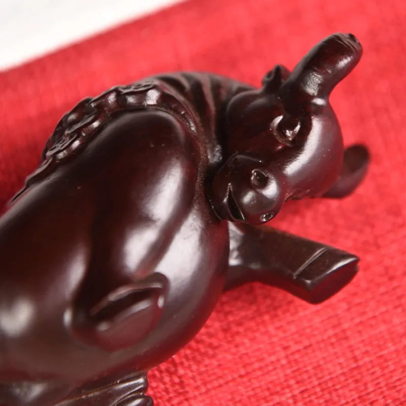 Tianzong Ebony Wooden Ornaments Unisex-3