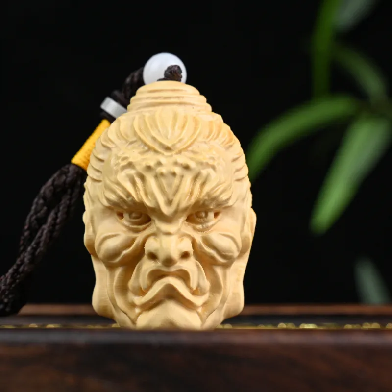 Tianzong Boxwood Wooden Collectibles Unisex-1