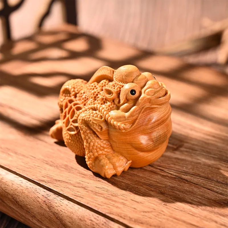 Tianzong Thuja Wooden Ornaments Unisex-28