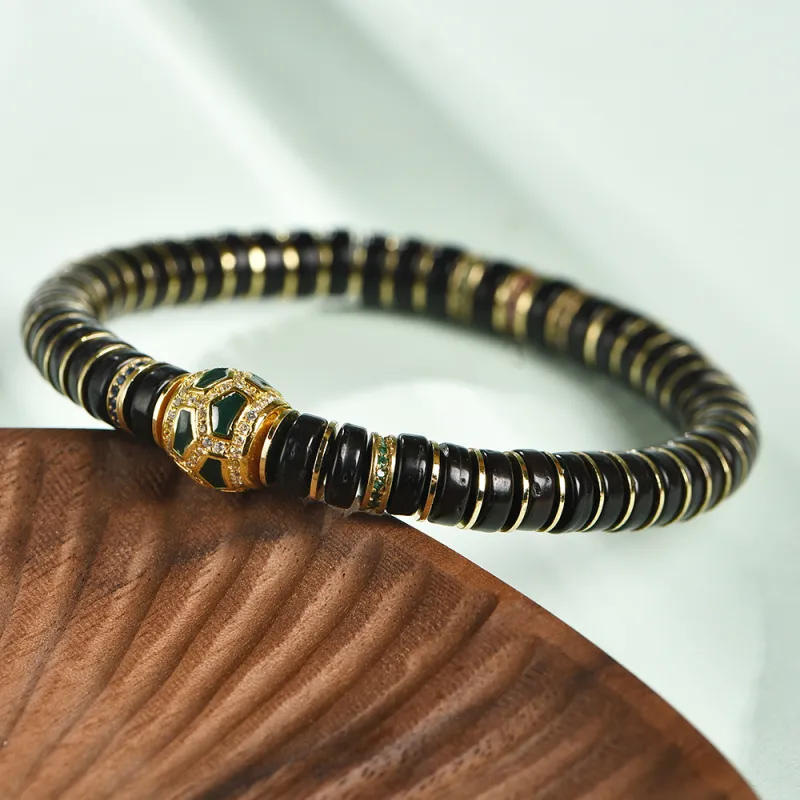Tianzong Coconut Shell Beads Bracelets Unisex-4