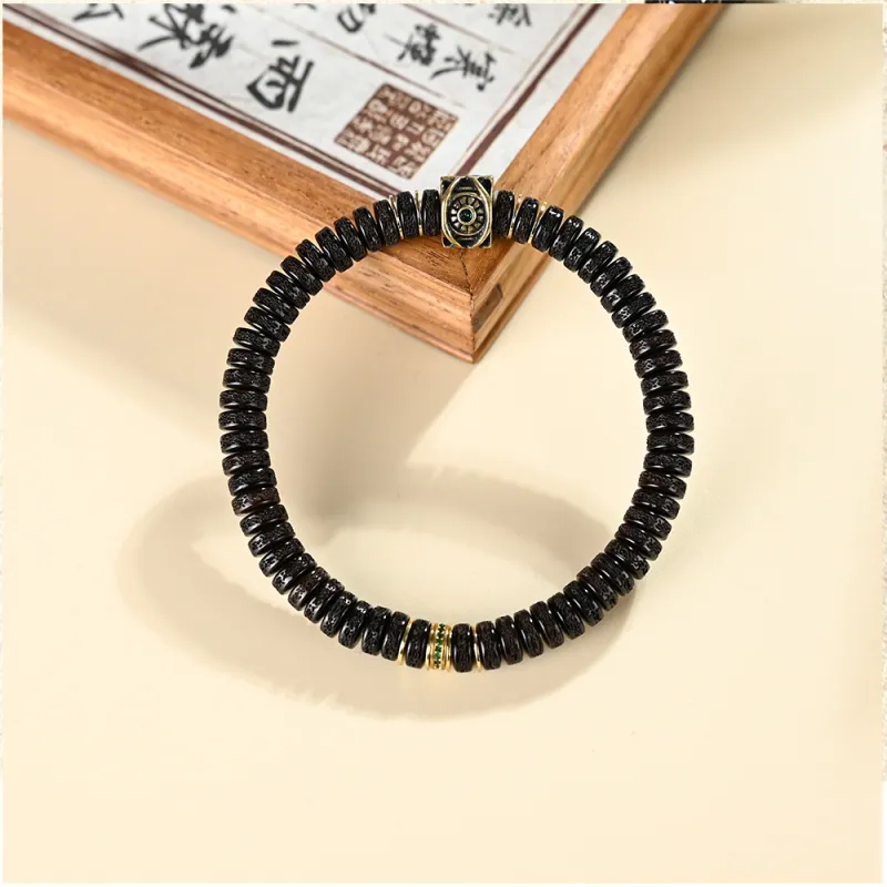 Tianzong Coconut Shell Beads Bodhi Bracelets Unisex-1