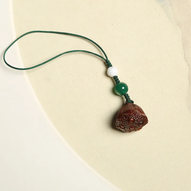 Tianzong Pterocarpus Pendants Unisex-6