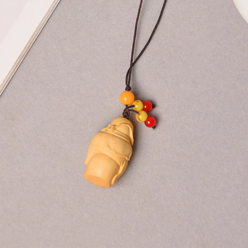 Tianzong Boxwood Wooden Collectibles Unisex-3