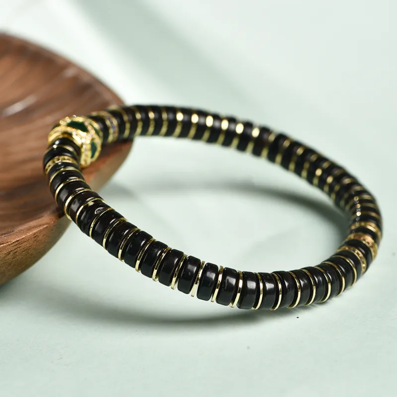 Tianzong Coconut Shell Beads Bracelets Unisex-5