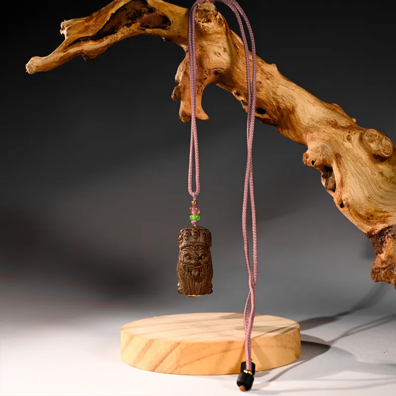 Tianzong Blended Fragrance Bead Wooden Necklaces Unisex-4