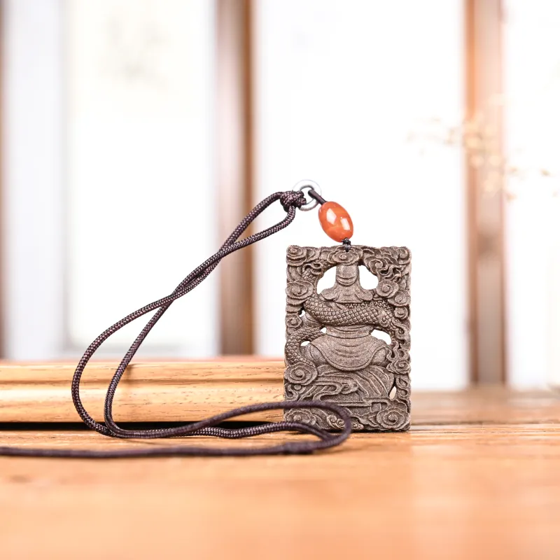 Tianzong Blended Fragrance Bead Wooden Necklaces Unisex-2
