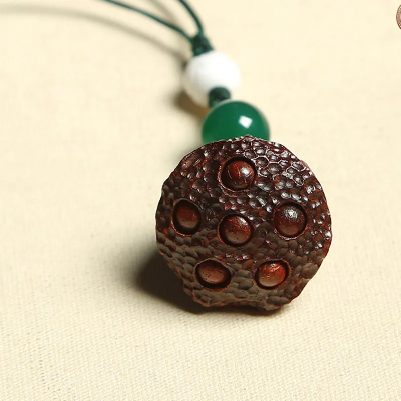 Tianzong Pterocarpus Pendants Unisex-2