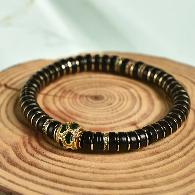 Tianzong Coconut Shell Beads Bracelets Unisex-2