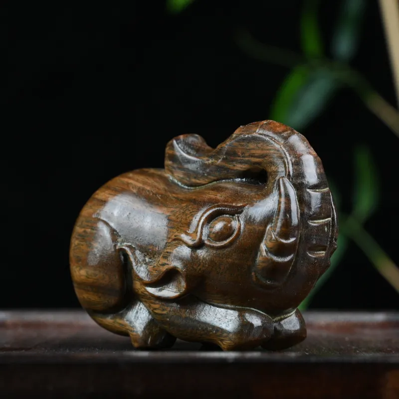 Tianzong Green Sandalwood Ornaments Unisex-5