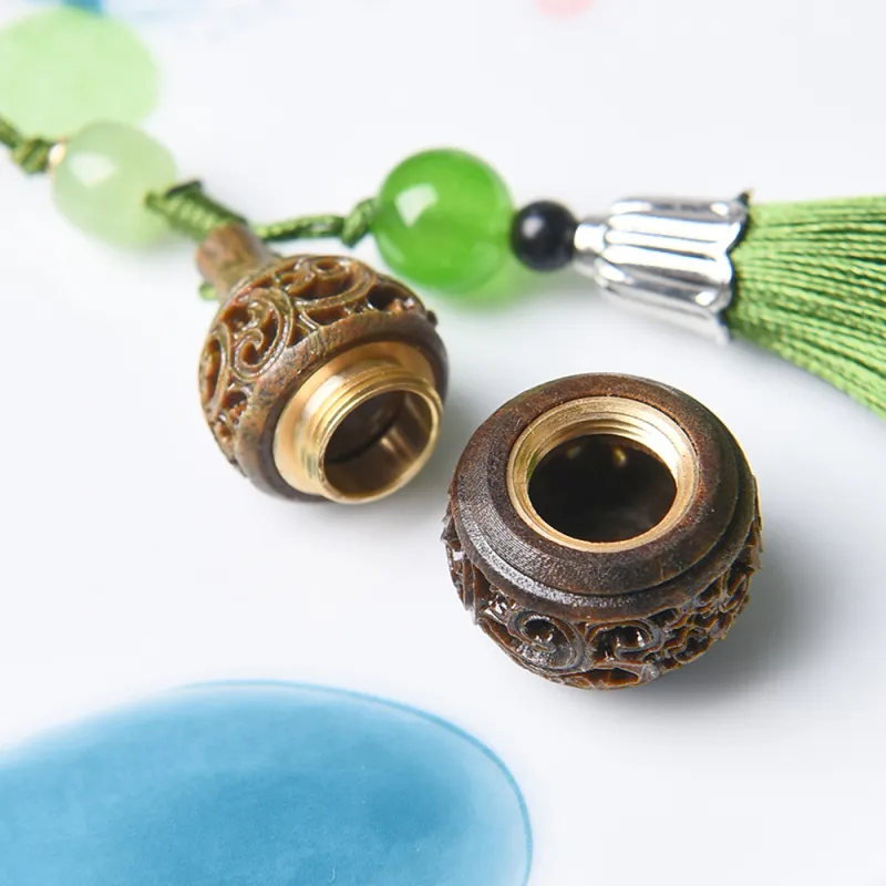 Tianzong Green Sandalwood Wooden Collectibles Unisex-6