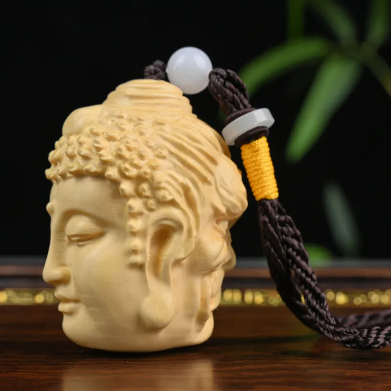 Tianzong Boxwood Wooden Collectibles Unisex-4