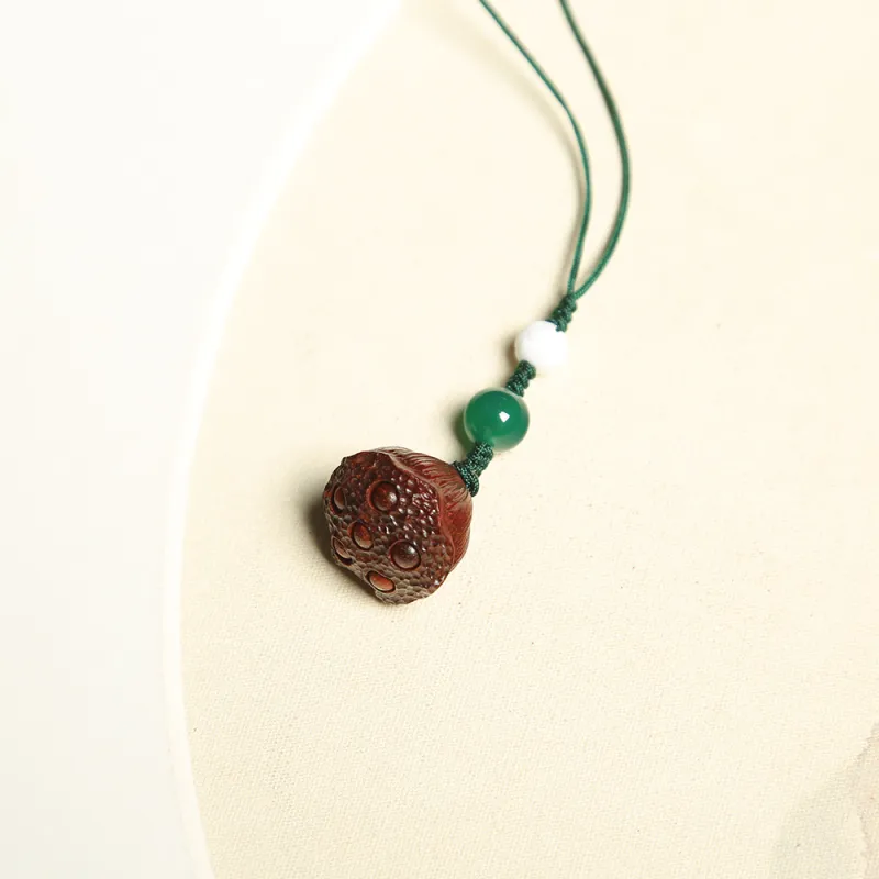 Tianzong Pterocarpus Pendants Unisex-4