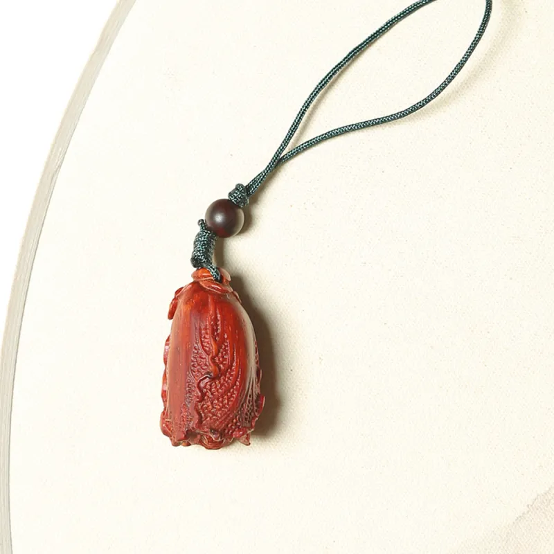 Tianzong Pterocarpus Cell Phone Chain Unisex-1