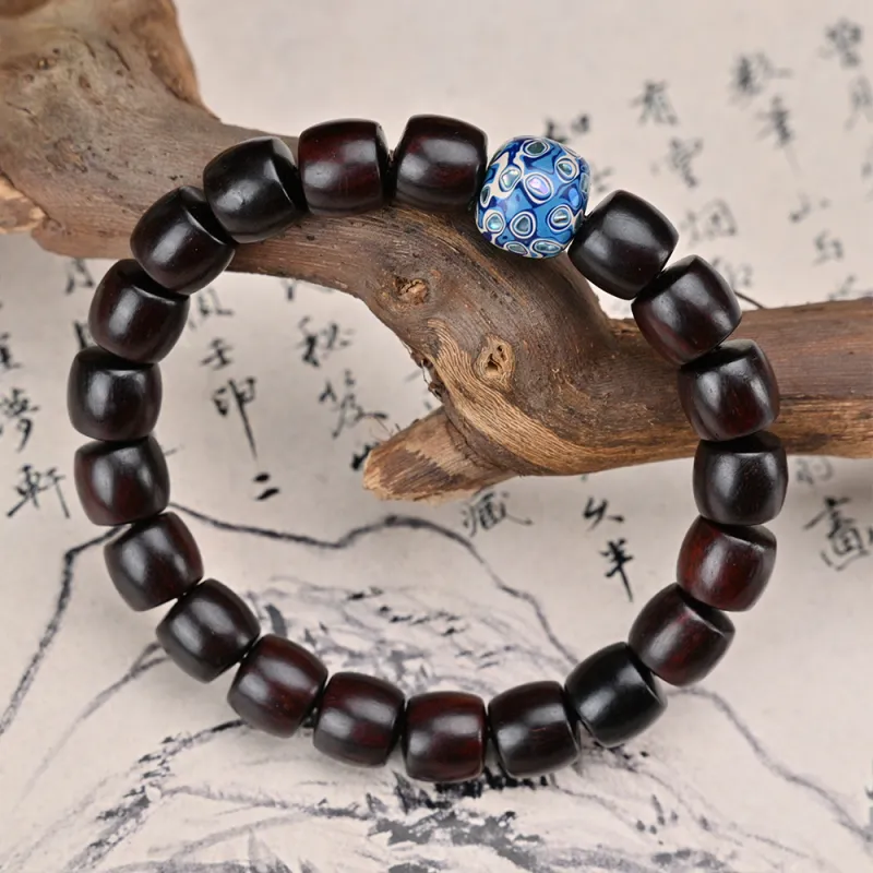 Tianzong Pterocarpus Wooden Bracelets Unisex-2