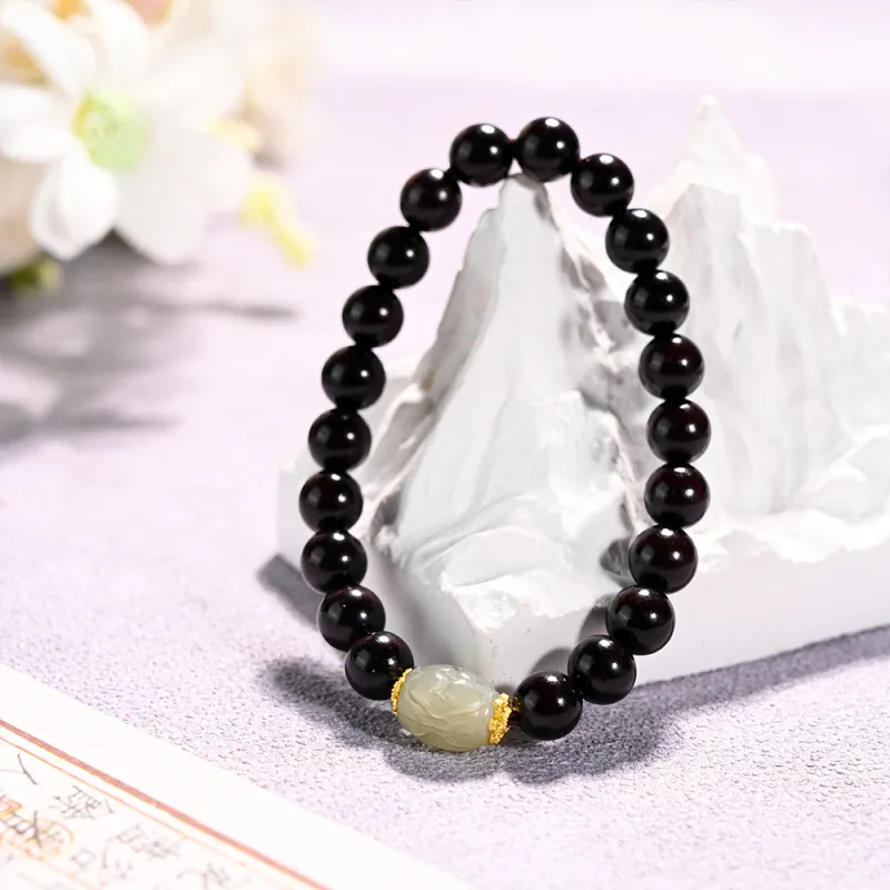 Tianzong Pterocarpus Wooden Bracelets Unisex-2