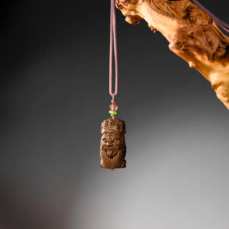 Tianzong Blended Fragrance Bead Wooden Necklaces Unisex-3