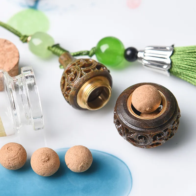 Tianzong Green Sandalwood Wooden Collectibles Unisex-4