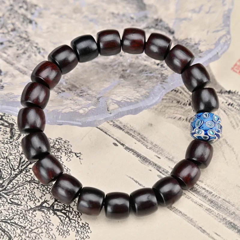 Tianzong Pterocarpus Wooden Bracelets Unisex-1