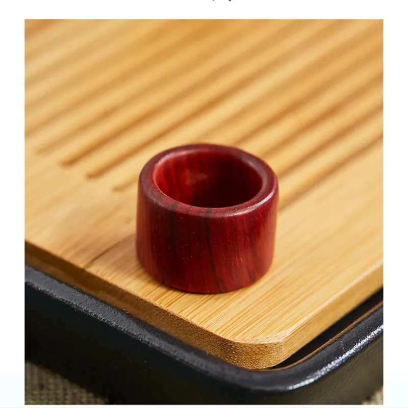 Tianzong Pterocarpus Rings Unisex-5