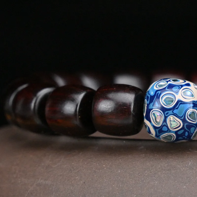 Tianzong Pterocarpus Wooden Bracelets Unisex-4