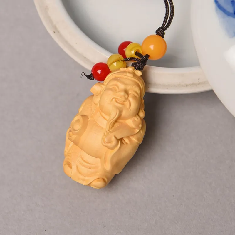 Tianzong Boxwood Wooden Collectibles Unisex-1