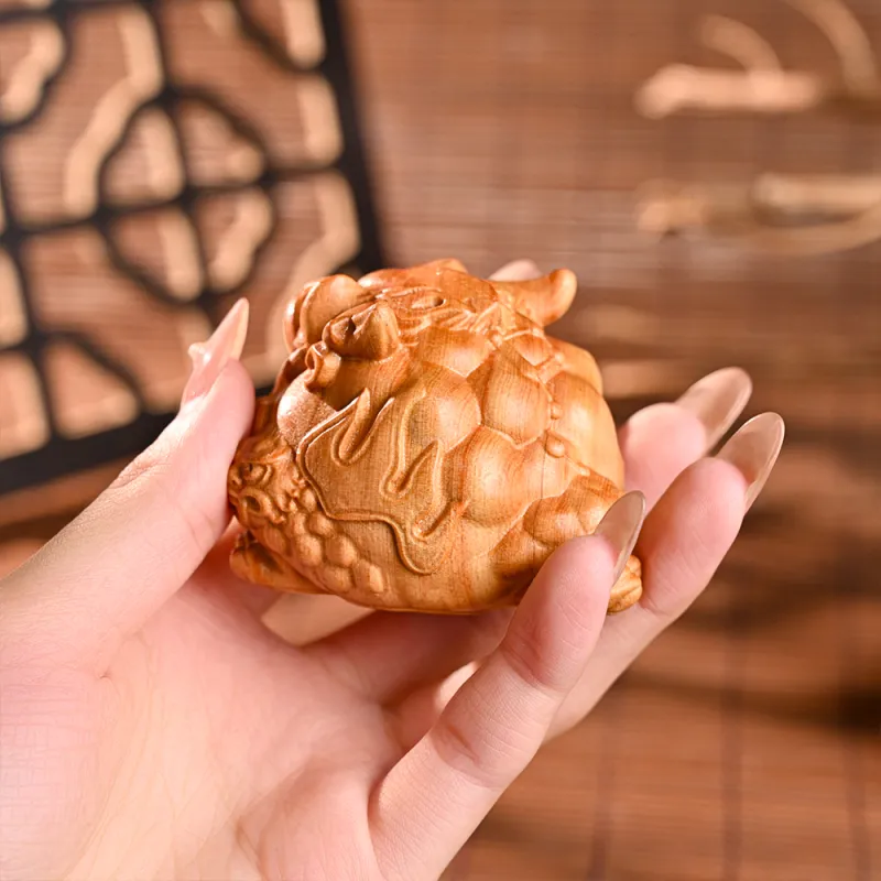 Tianzong Thuja Wooden Ornaments Unisex-4