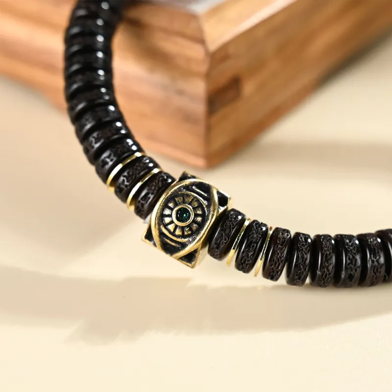 Tianzong Coconut Shell Beads Bodhi Bracelets Unisex-5