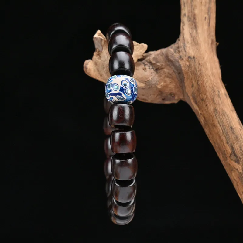 Tianzong Pterocarpus Wooden Bracelets Unisex-3