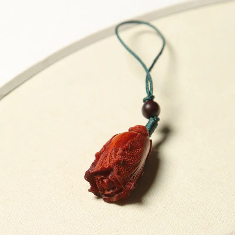 Tianzong Pterocarpus Cell Phone Chain Unisex-2