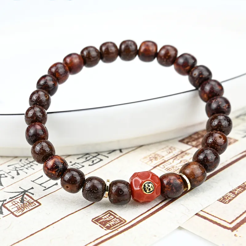 Tianzong Star Moon Bodhi Seeds Bracelets Unisex-2