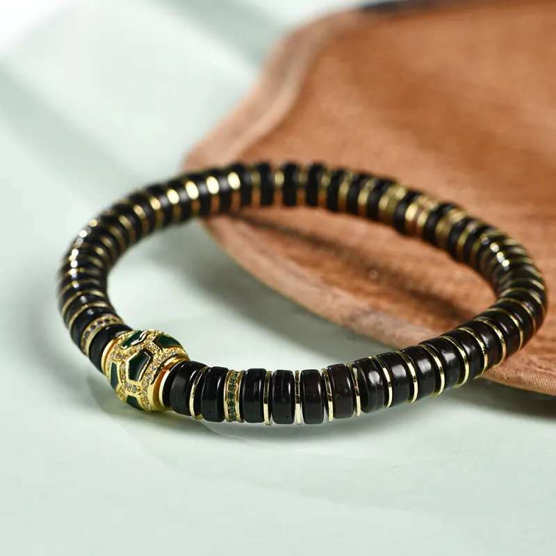 Tianzong Coconut Shell Beads Bracelets Unisex-3