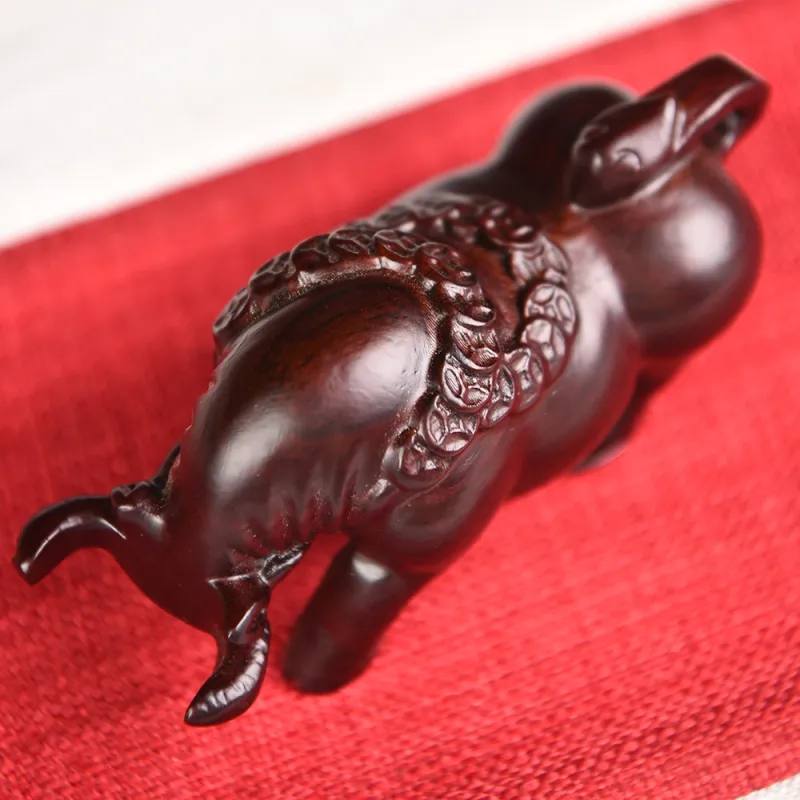 Tianzong Ebony Wooden Ornaments Unisex-6