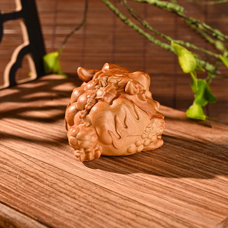 Tianzong Thuja Wooden Ornaments Unisex-3