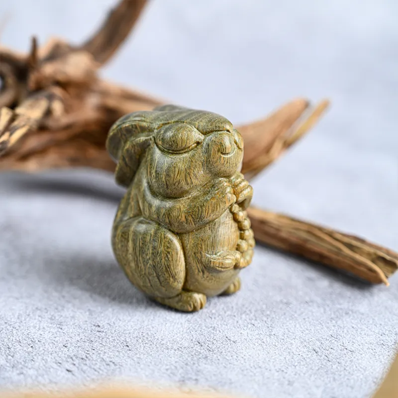 Tianzong Green Sandalwood Ornaments Unisex-2