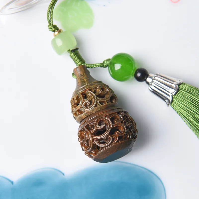 Tianzong Green Sandalwood Wooden Collectibles Unisex-1