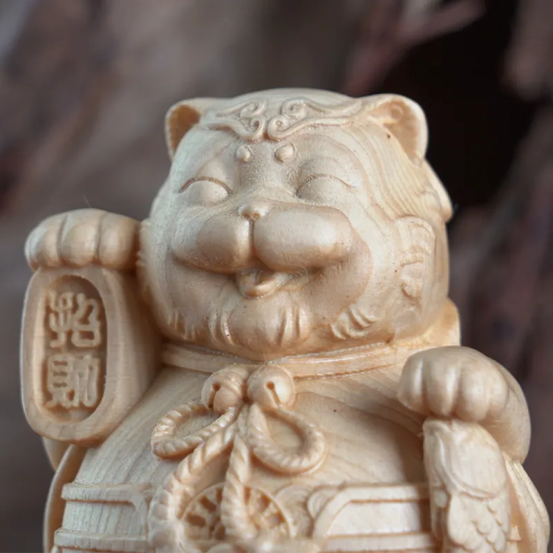 Tianzong Boxwood Collectible Unisex-4