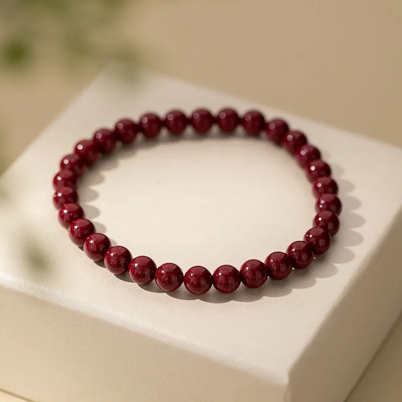 Encounter Gift Reconstructed Cinnabar Bracelets Unisex-4