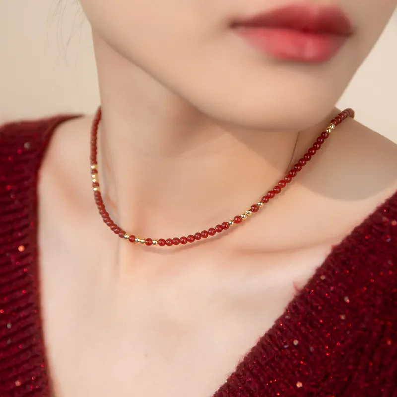 Encounter Gift Agate Necklaces Women's-3