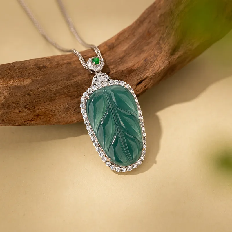 Encounter Gift High Ice Jade Necklaces Women's-5