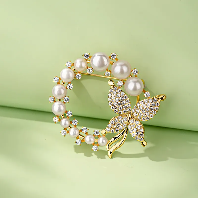 Encounter Gift Pearl Brooches Unisex-7